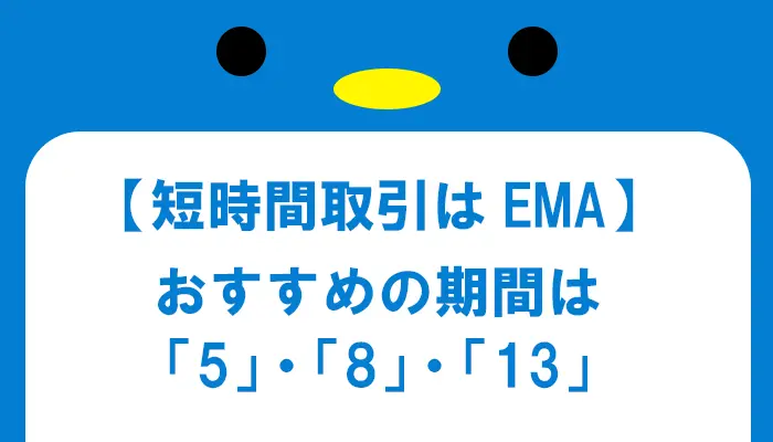 短時間取引をされる方はEMA