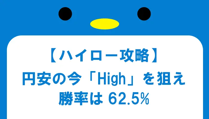 円安でハイロー攻略