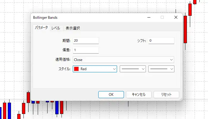 MT5ボリンジャーバンドの使い方2